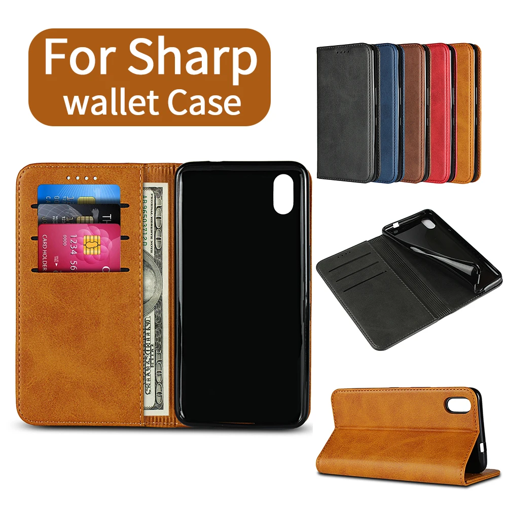 

For Sharp R3 Sh-04l Mobile Phone wallet Case Aquos R5g Protective Sleeve Anti-fall Card Sleeve Wholesale