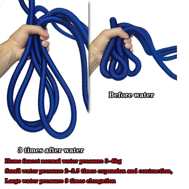 

Telescopic Magic High Pressure Garden Hose Car Wash Adjustable Hose Water Spray Hose Household Garden Cleaning Water Gun