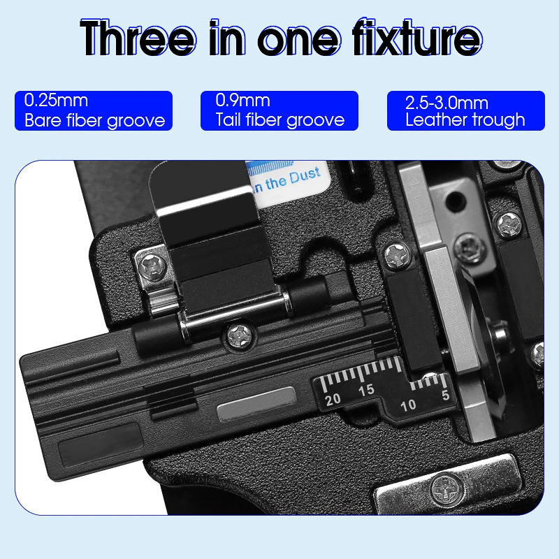 Fiber Cleaver Cutter With Waste Fiber Box Fiber Fusion Splicer Hot Melt Cutter Cold Splicing Tool Cutter AUA-X0