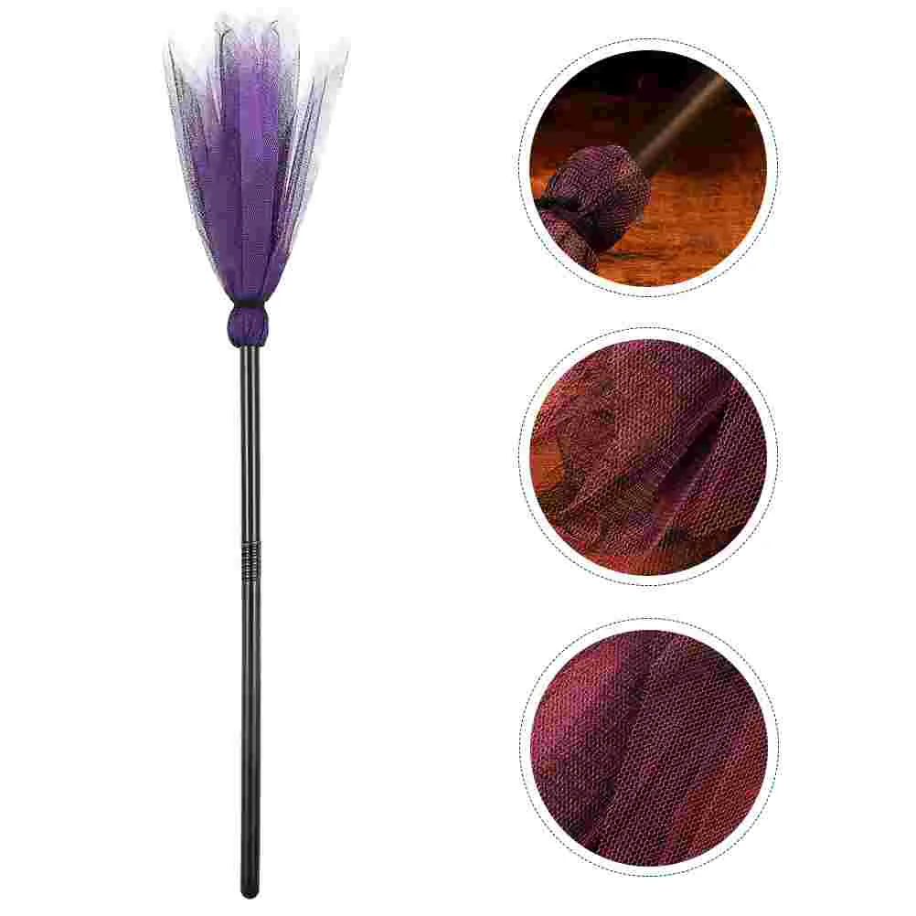 

Witch Broom Children Broomstick Halloween Cosplay Plastic Wizard Gift Prop Enchanted Prom Props