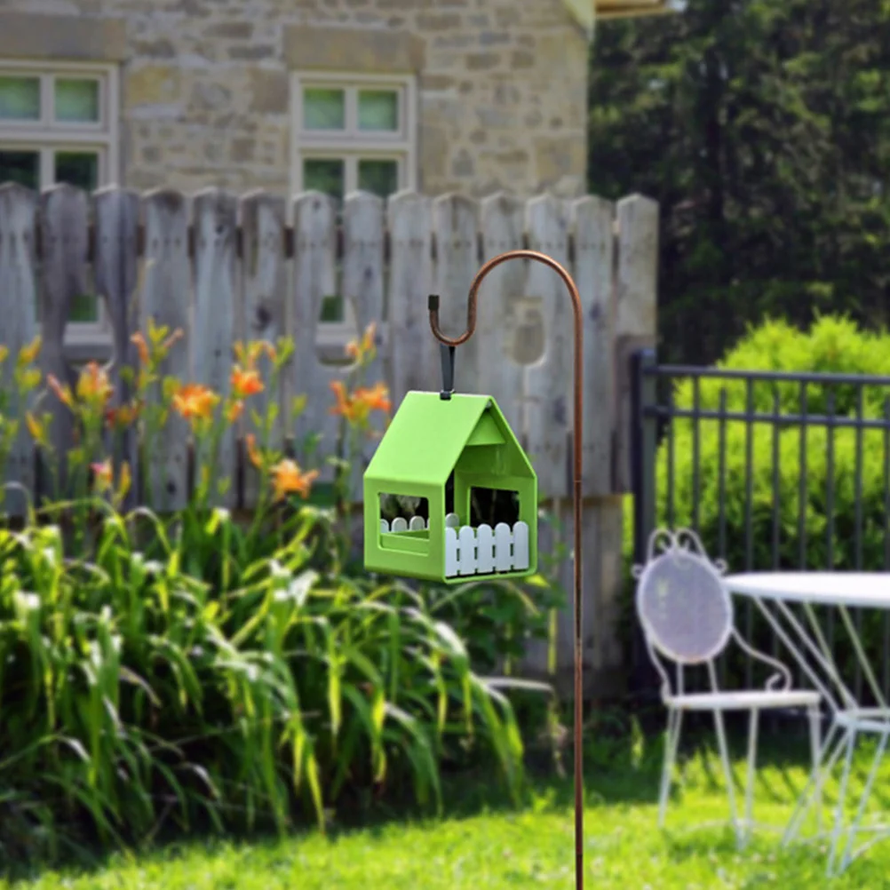 Hook Hanger Shepherds Stand Hooks Gardeniron Bird Shepherd Metal Feeder Lawn Pathway Tall Lantern Stakes Deck Feeders Solar