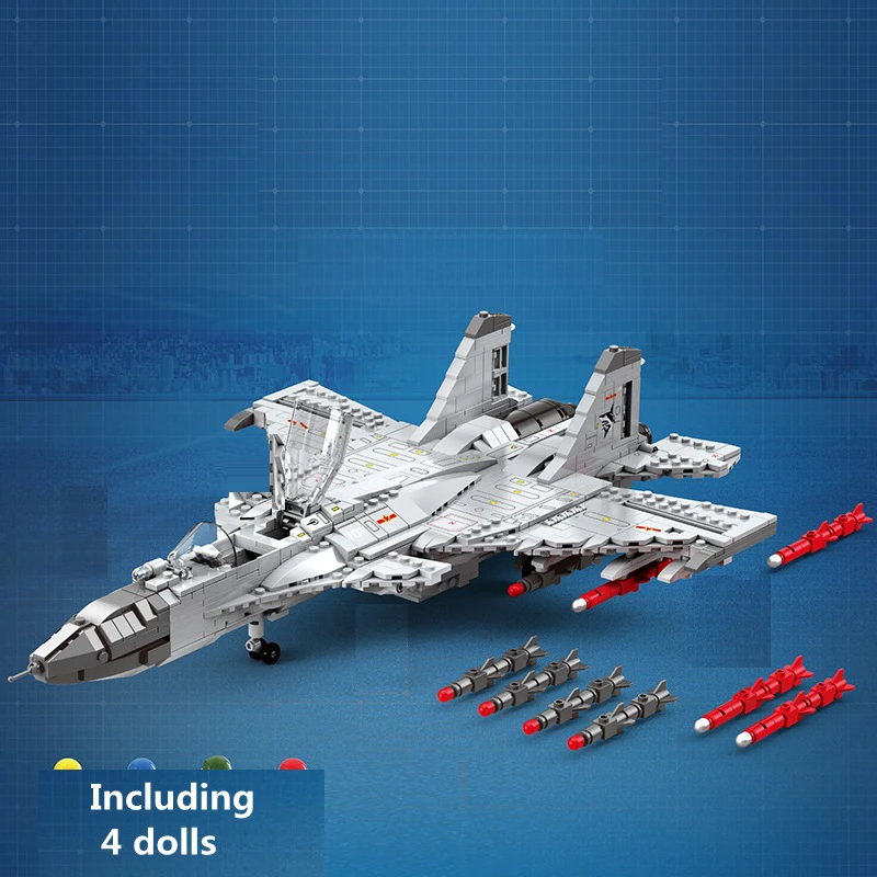 

88014 Plane Series 1066pcs Aviation J-15 Model Building Blocks MOC Bricks Kids Battle Toys Xmas for Children Gifts