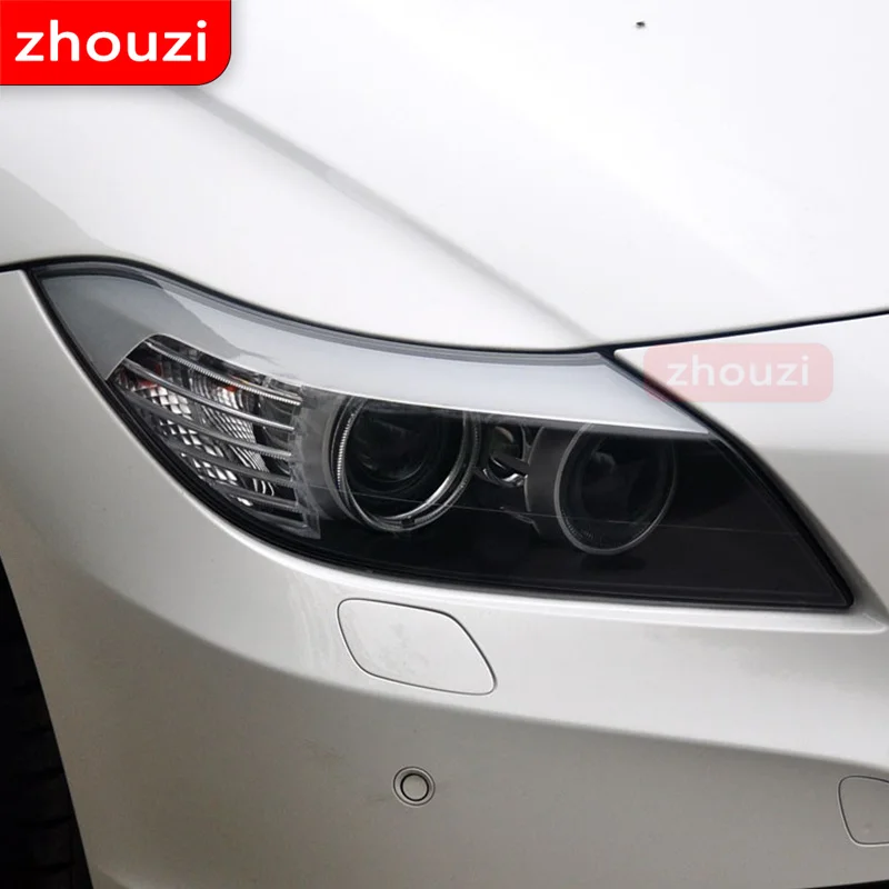 Для BMW Z4, E89, G29, M2, F87, M3, F80, M4, F82, M5, F10, F90, M6, M8, I3, I8, автомобильная передняя фара, свет, прозрачная наклейсветильник из ТПУ