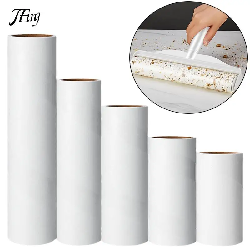 

1 Roll Tearable Lint Sticking Roller Paper ,Pet Hair Cleaning Sticky Rollers Replacement Core Sticky Paper