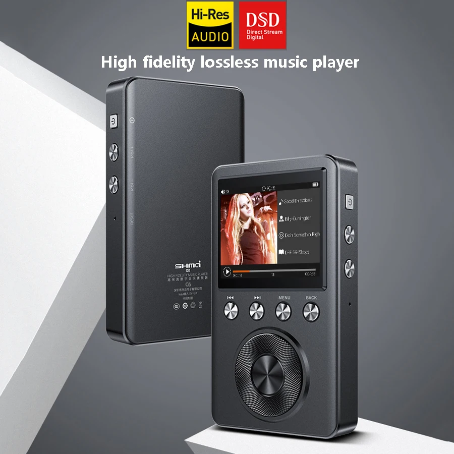 Professional HIFI Music Player MP3 AK4490EQ DAC Support DSD256 CUE Split Track Lossless Decoding Walkman Built-in EQ Adjustment