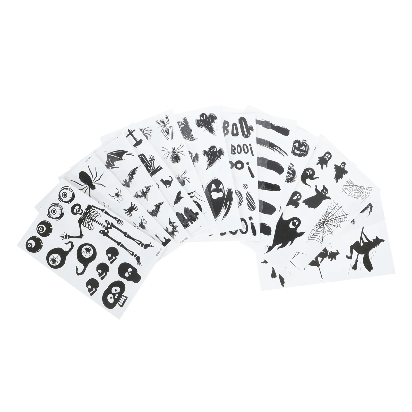 

12Pcs Creative Tattoos Stickers Theme Party Temporary Stickers