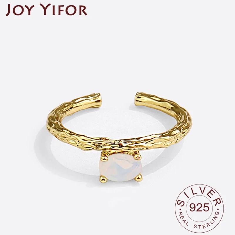 

Кольца из серебра 925 пробы для вечеринок, модные простые геометрические кольца ручной работы из оловянной фольги, золотого и Квадратного ка...