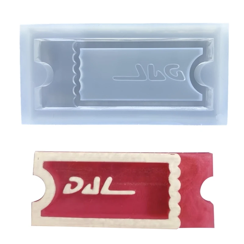 

DIY эпоксидная смола, форма шейкер формы DAL-Label формы кулон силиконовая смола формы 124A