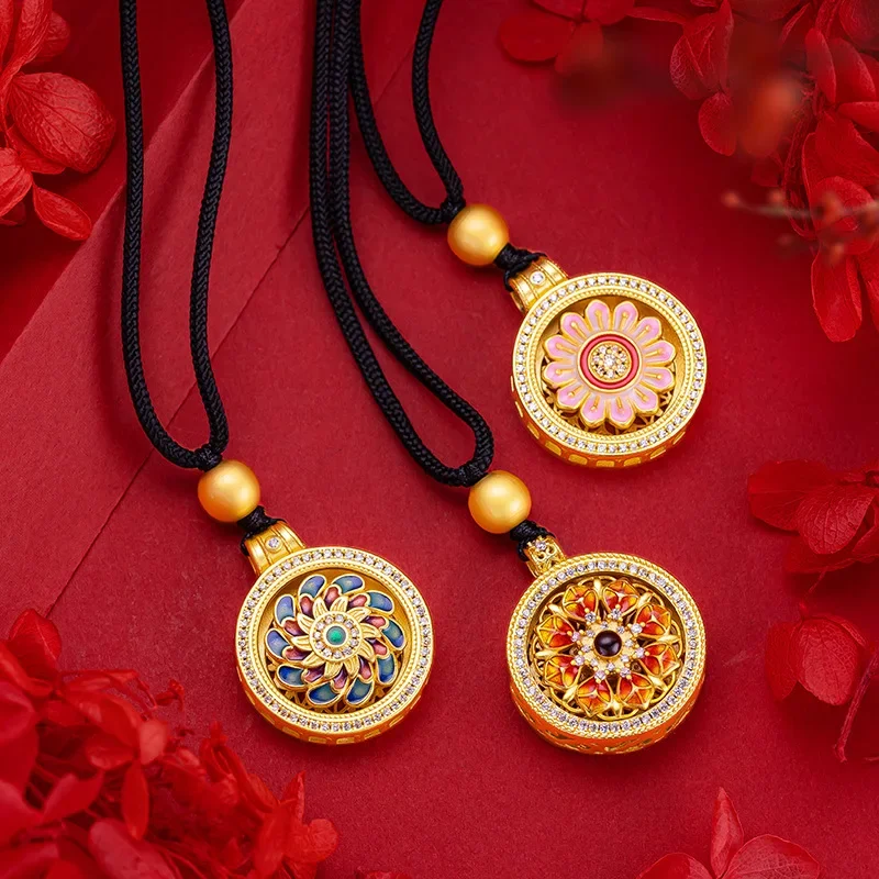 9999 реальное золото 24K желтое вращающаяся фотография старинный метод