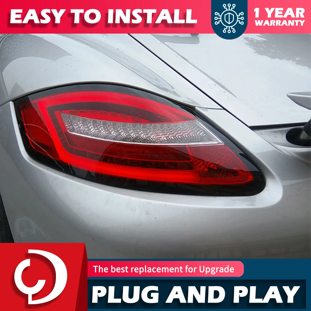 

AKD Tail Lamp for Porsche Cayman 987 LED Tail Light 2005-2008 Boxster 987.1 Rear Fog Brake Turn Signal Automotive Accessories