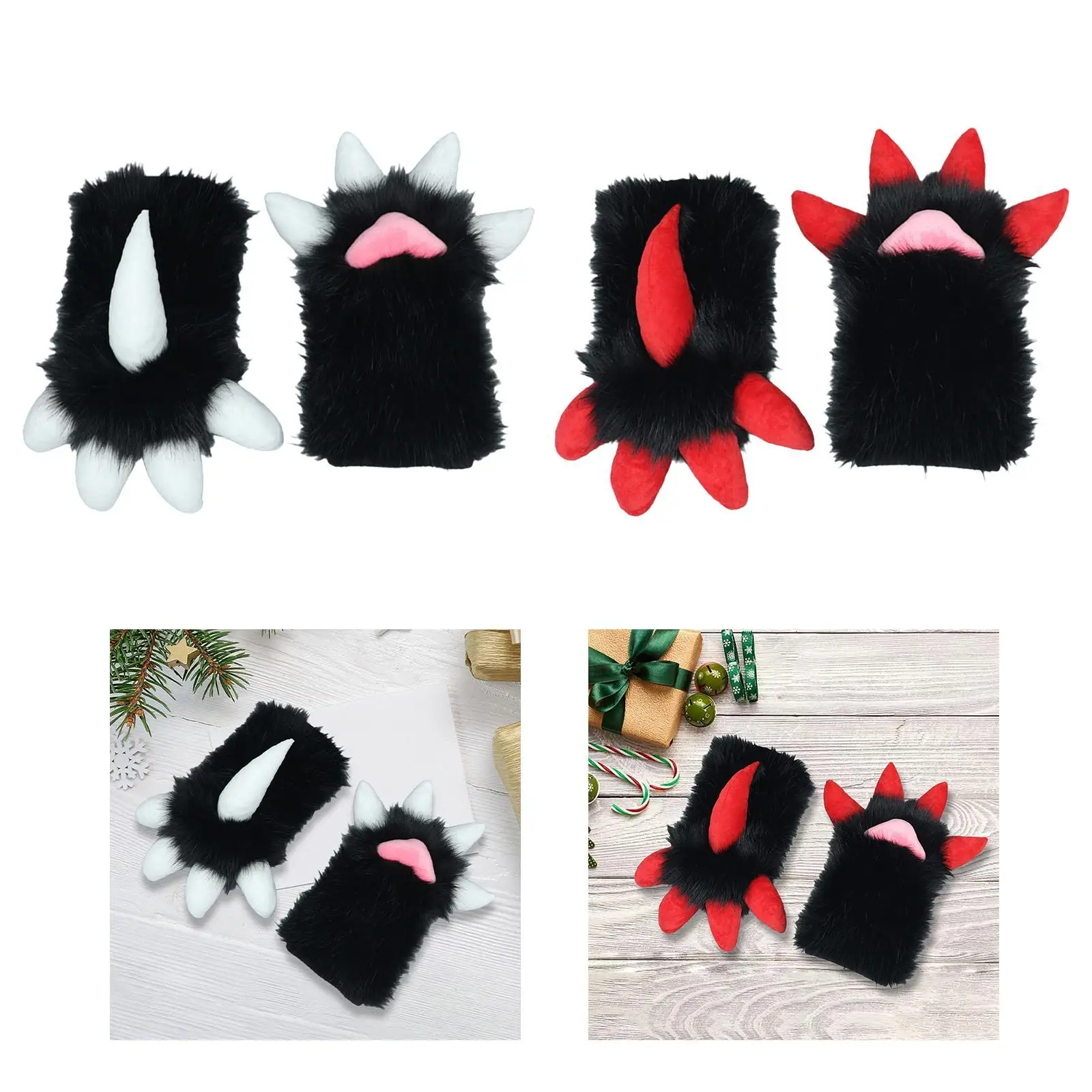 Перчатки с лапами дракона перчатки для косплея зимние теплые реквизит мужчин и