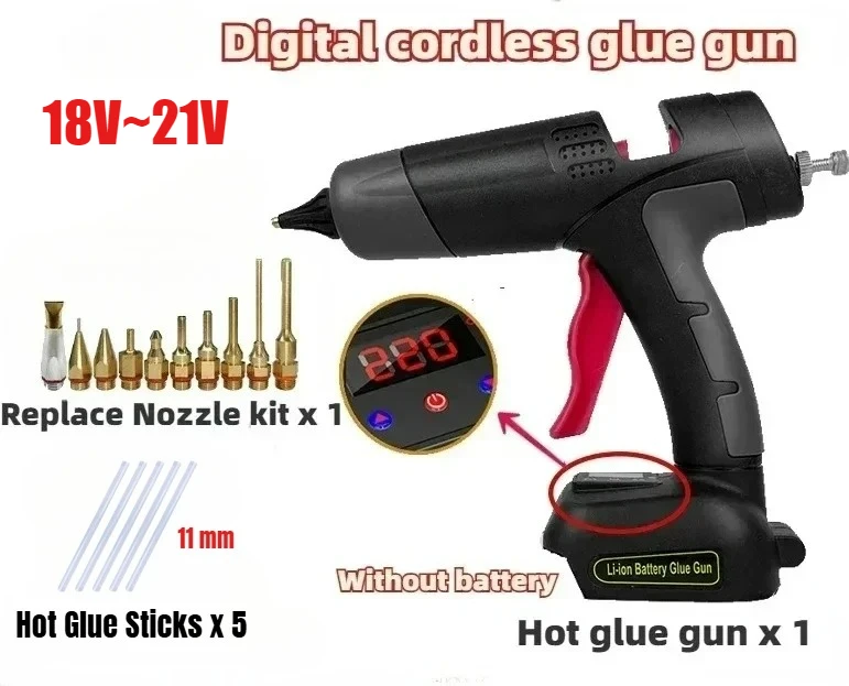 

Беспроводной клеевой пистолет XMSJ для Makita 18В черный