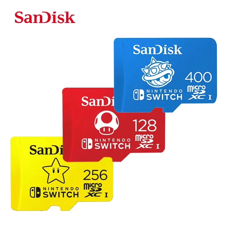 

SanDisk Memory Card Nintendo-Licensed Memory Cards 128GB 256GB 400GB For Nintendo Switch microSDXC High Speed Favorite Game Card