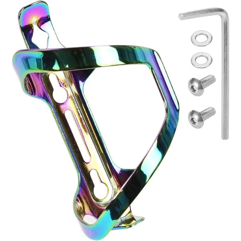 

Colorful Bike Water Bottle Holder Lightweight Aluminum Alloy Side Load Water Bottle Cage for Outdoor Cycling Road Mountain Bike