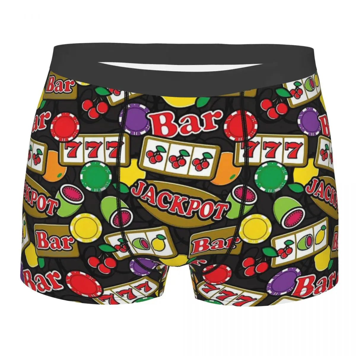 

Casino Jackpot Lucky Slot Machine Fruit Slots Pattern Underpants Breathbale Panties Male Underwear Print Shorts Boxer Briefs
