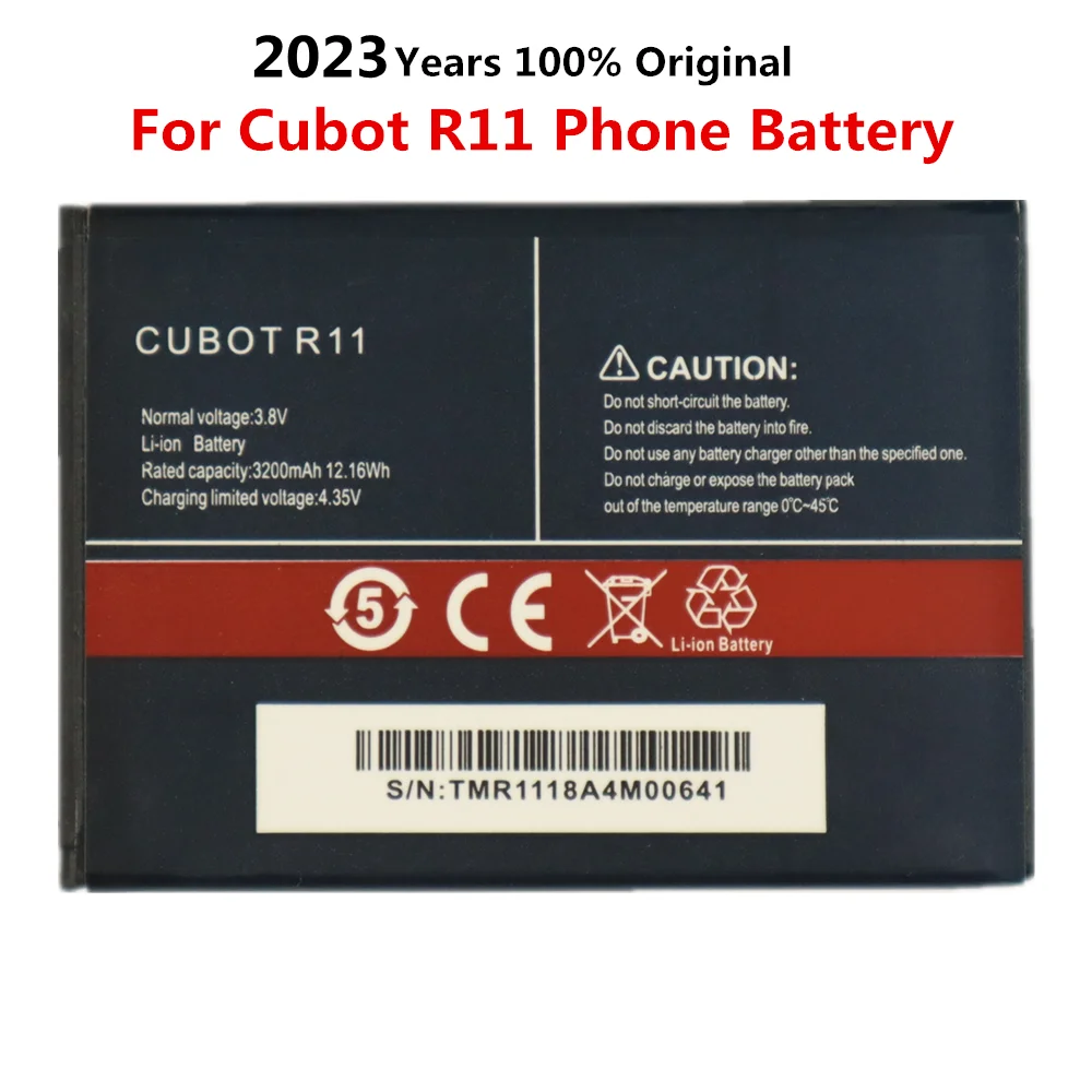 

2023 Years Original Battery For Cubot R11 Smartphone Battery 3200mAh Hight Capacity Phone Replacement Batteries