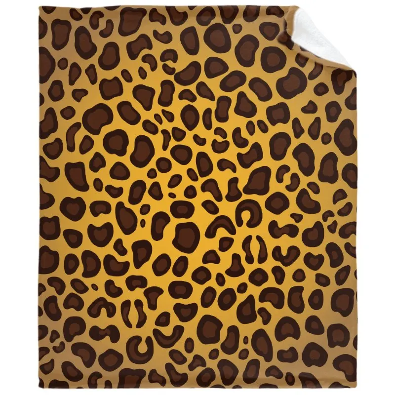 

Одеяло с леопардовым принтом, супермягкое флисовое покрывало s для дивана, кровати, одеяло для походов и пикника, всесезонное покрывало, 50x60 ...