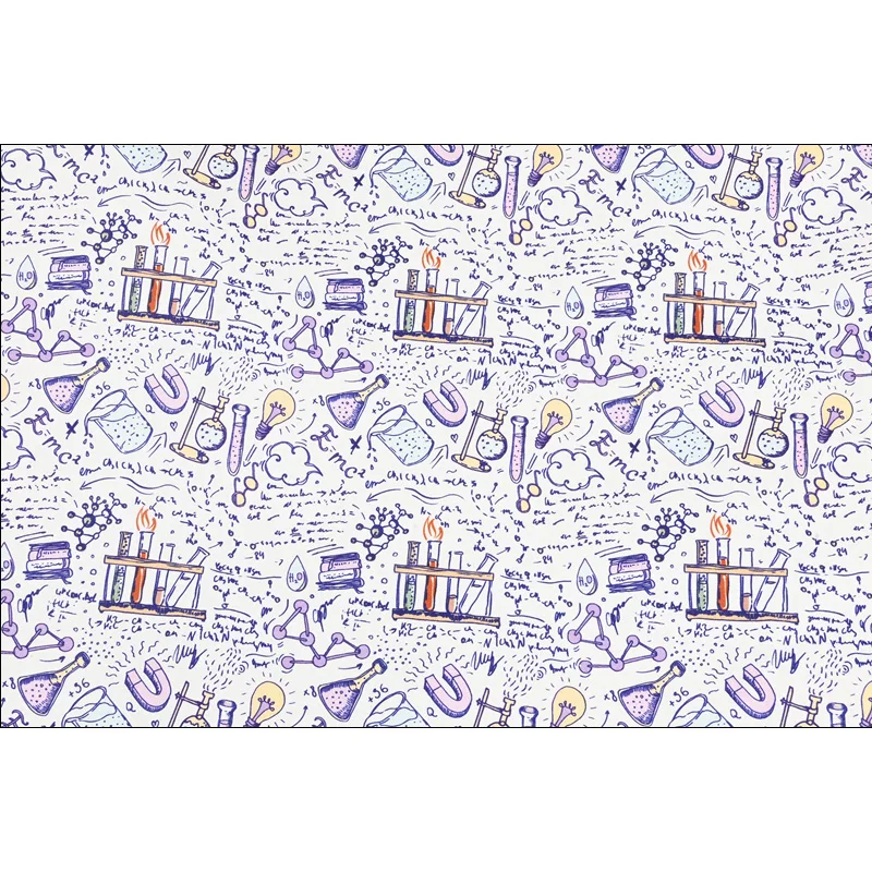 100% хлопчатобумажная тонкая холщовая ткань с лабораторной печатью сумка сделай