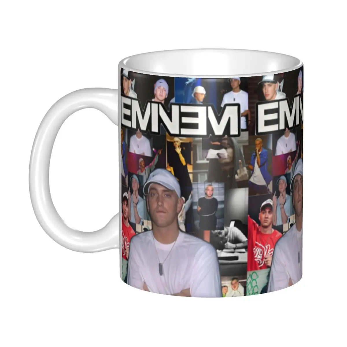 Фото Индивидуальный постер «сделай сам», поп-певец, керамическая кружка E-Eminem, хип-хоп, рэпер, кофейная чашка, креативный подарок №1