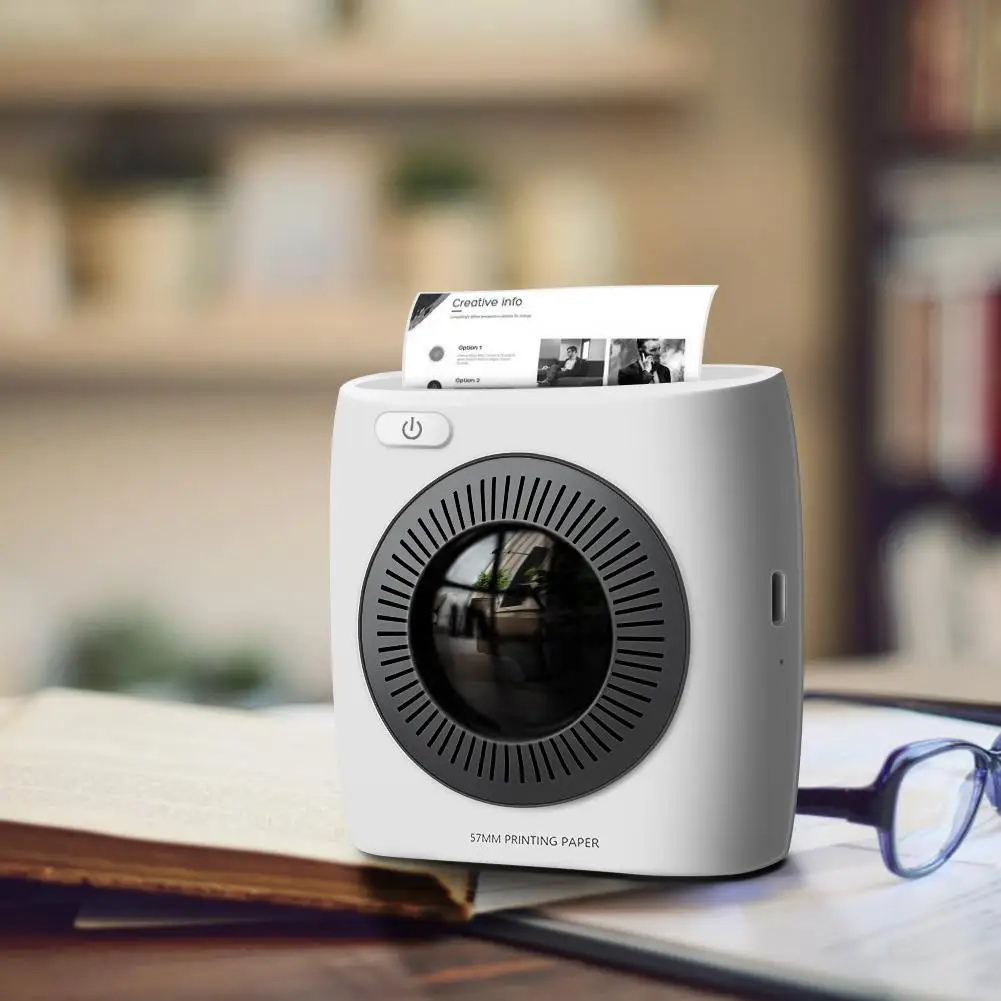 

Pocket Portable Bluetooth Printer Mini Thermal Photo Printer HD Inkless Printing 300DPI For Mobile Phone Android iOS