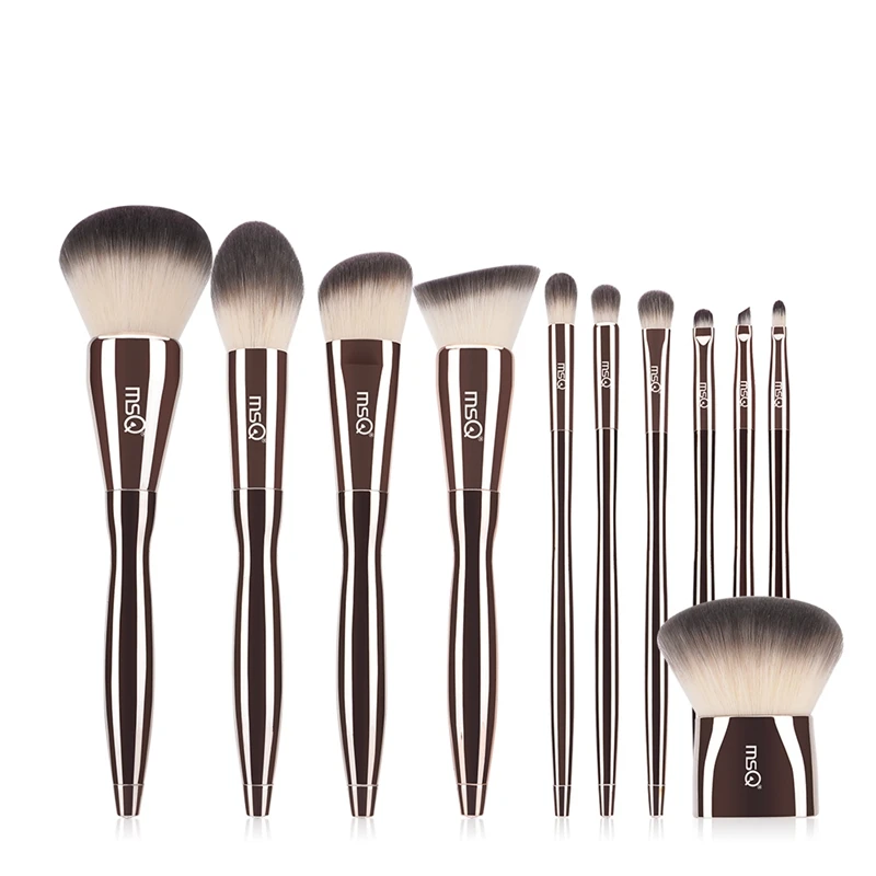 

Msq Professional 11Pcs Makeup Brushes Set Powder Eyeshadow Foundation Make Up Brushes Professional Comfortable Grip Makup Tool
