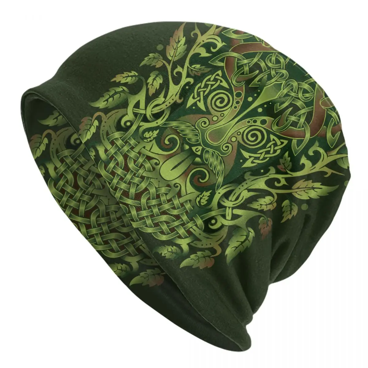 The Green Man Adult Knit Hat Men's Women's Keep warm winter knitted hat