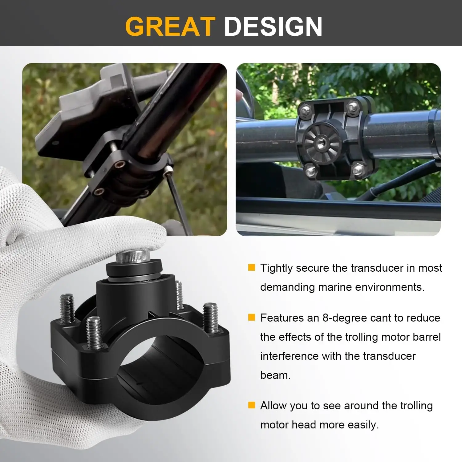 0101278401 Крепление вала троллингового двигателя подходит для системы живой прицела