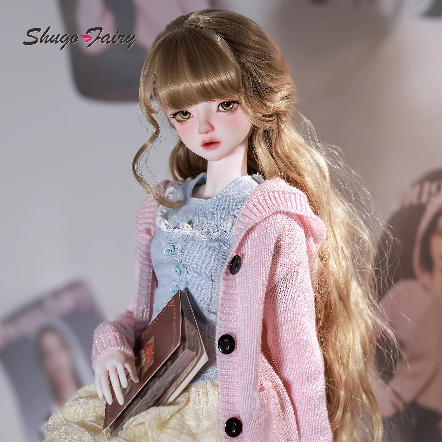 Фото Кукла BJD ShugaFairy Libra I, 1/4, полный комплект, шарнирная, высококачественная, в стиле «девушка по соседству», ручная работа, коллекционная игрушка для девочек №2