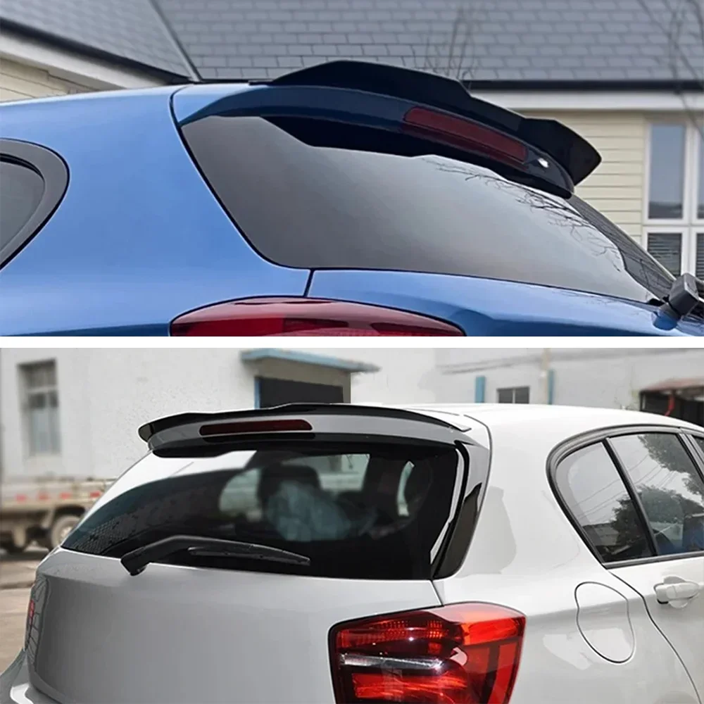 Фото Задний спойлер на крышу багажника, задний плавник для BMW 1 серии F20 F21 2011-2020 120i 118i 135i 116i M135i M140i Запчасти для хэтчбека №3