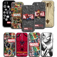 marvel iron man spiderman phone cases for xiaomi redmi 7 7a 9 9a 9t 8a 8 2021 7 8 pro note 8 9 note 9t funda coque carcasa