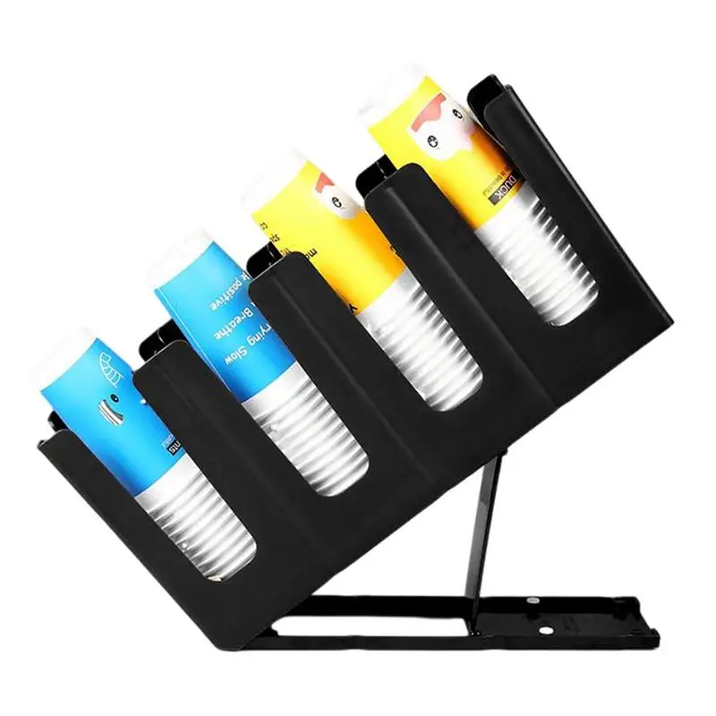 

Acrylic Coffee Cup Dispenser Cup Holder Paper Coffee Organizer Disposable Paper Cups Rack Plastic Paper Cups Storage Stand