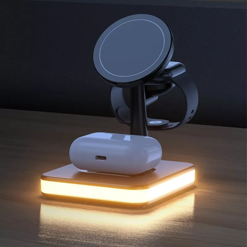 

25W Magnetic Wireless Charger Stand Dock For iPhone 13 12 Pro Max Mini Apple iWatch 7 Airpods PD QC3.0 USB Fast Charging Station