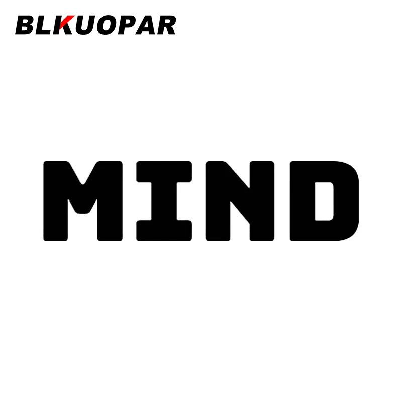 

BLKUOPAR Mind Car Sticker Personalized Sunscreen Scratch-proof Decal Original Fashionable Surfboard Motorcycle Car Accessories