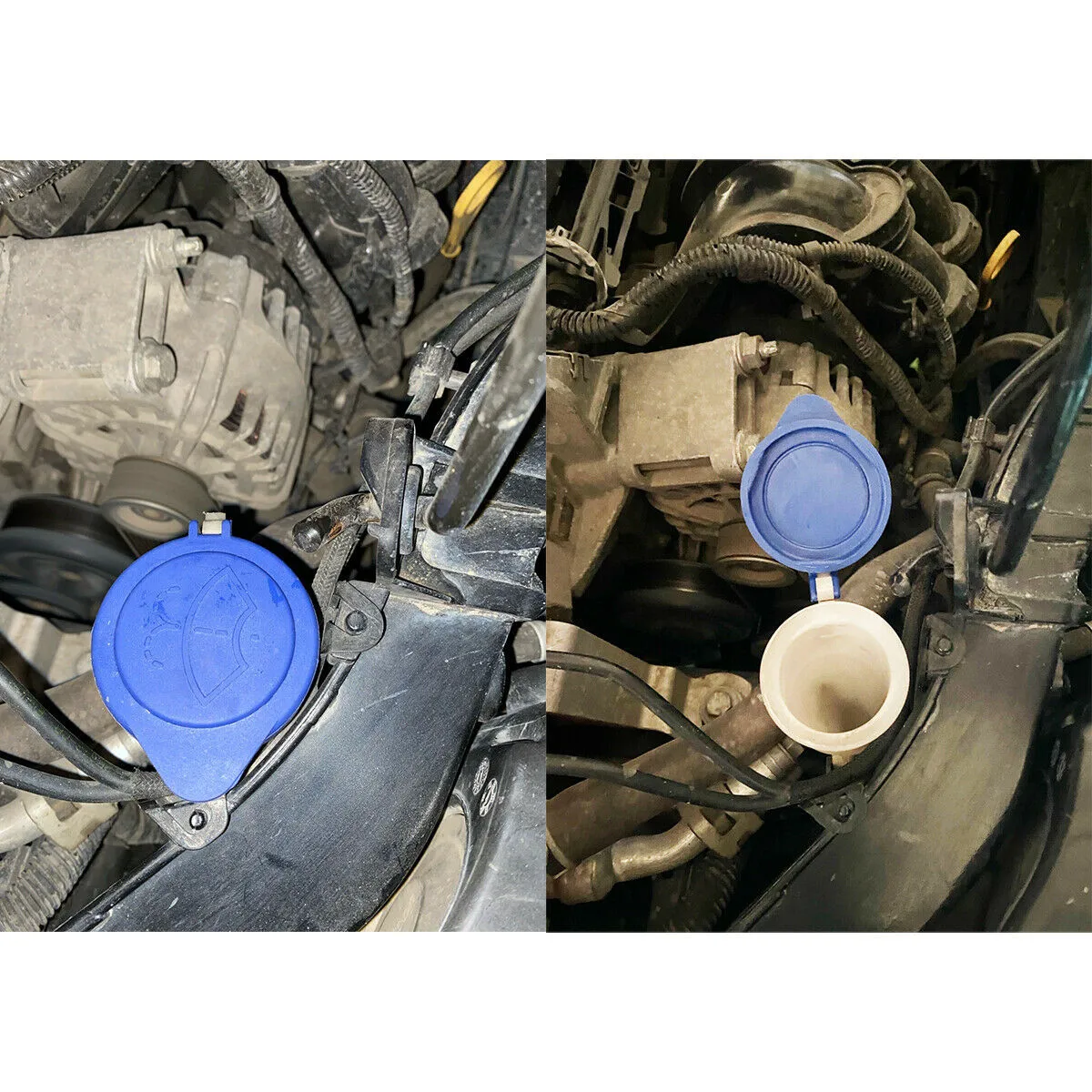 

Windshield Wiper Washer Fluid Reservoir Bottle Cap Cover For Ford Focus 11-15