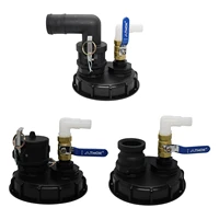 ibc cap cover lid professional ibc ton adapter ton cap fitting connector with valve garden water hose faucet accessories