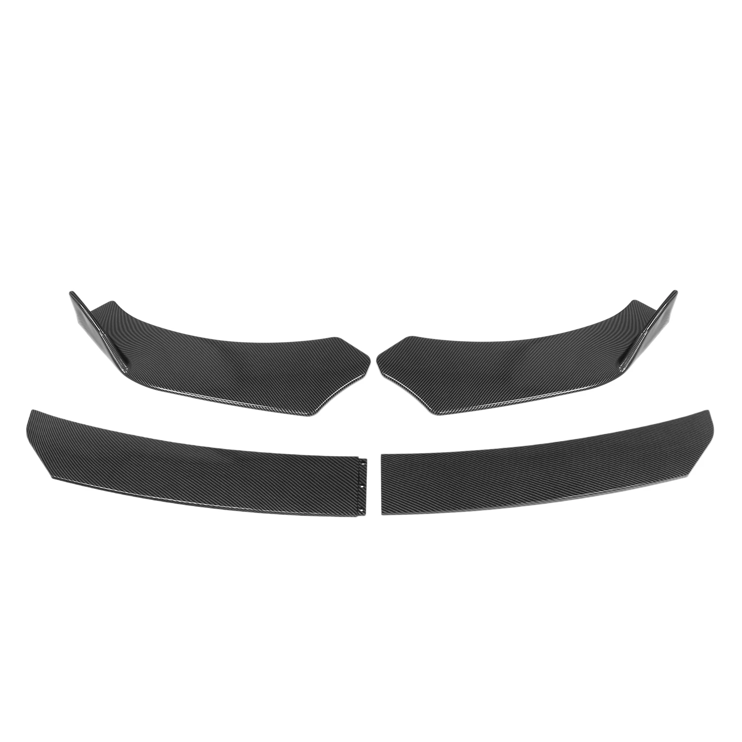 

Универсальный передний бампер под панель бампер Лопата спойлер из углеродного волокна