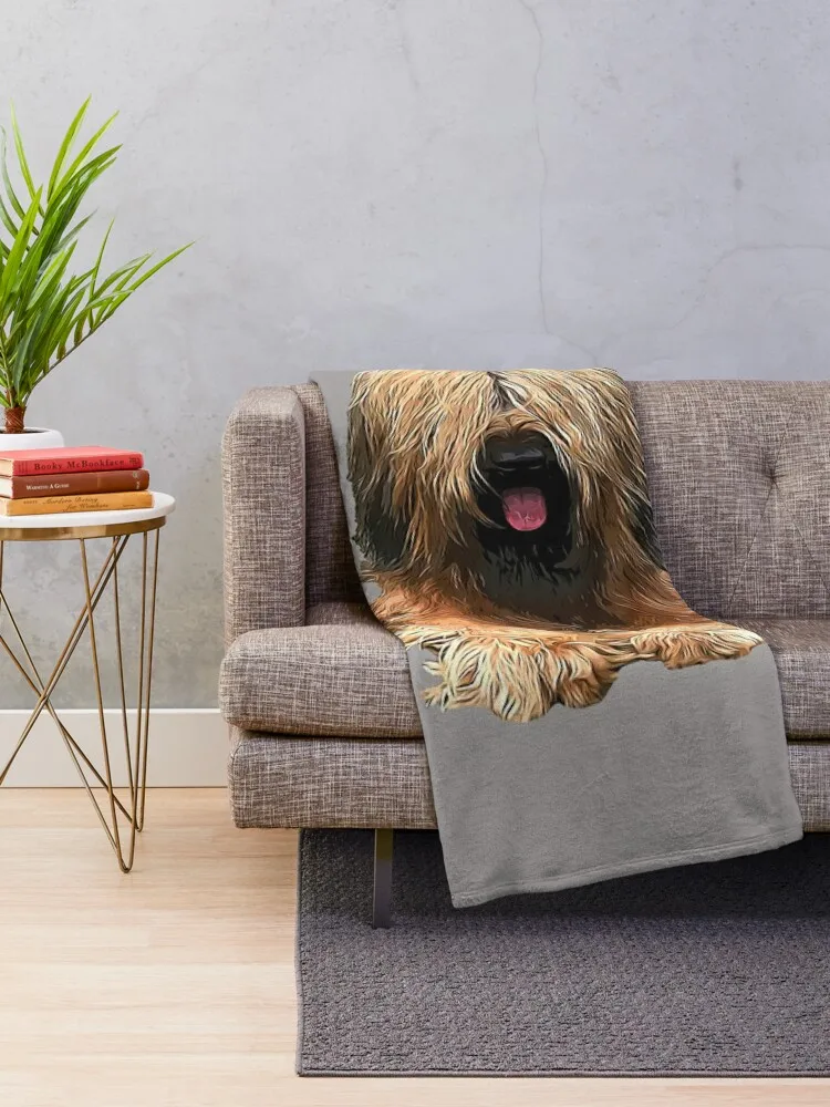 Briard The Stylish Look Плед Красивые роскошные персонализированные подарки Декоративные