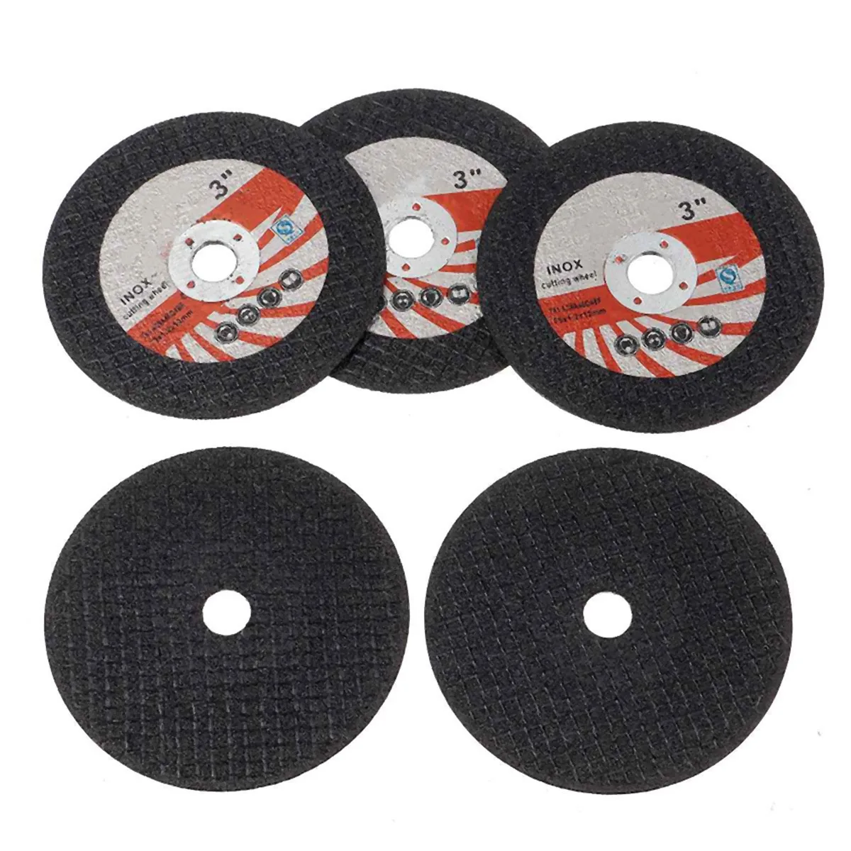 10PCS 75Mm Mini Cutting Disc Circular Resin Grinding Wheel for 10Mm Bore Angle Grinder Wood Tile Power Tool