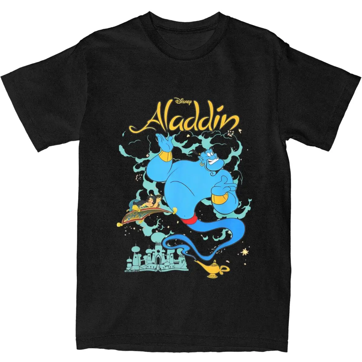 Мужская футболка MINISO Aladdin Jasmine футболки с героями мультфильмов летние в стиле