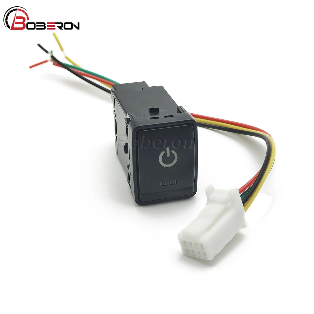 

For Nissan X-Trail T32 2014 - 2020 Qashqai J11 2015 Car Red LED Light Power On Off Switch Button