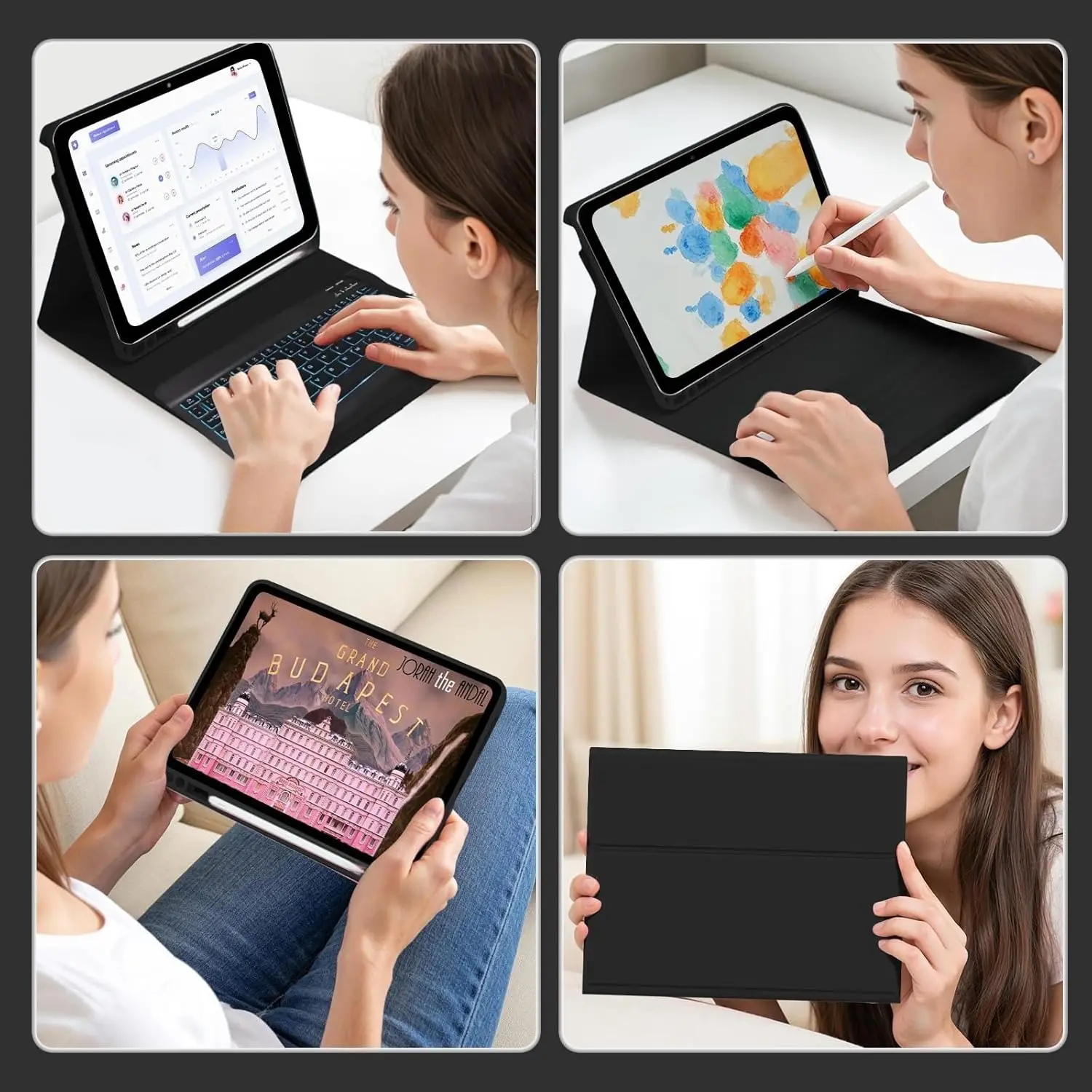 Чехол Teclado для планшета Samsung Galaxy Tab A 10,1 2019, SM-T510 T515, съемный магнитный чехол с клавиатурой для Galaxy Tab A 10,1 2019 (art.: 3920d41c01aff) - 3920d41c01aff