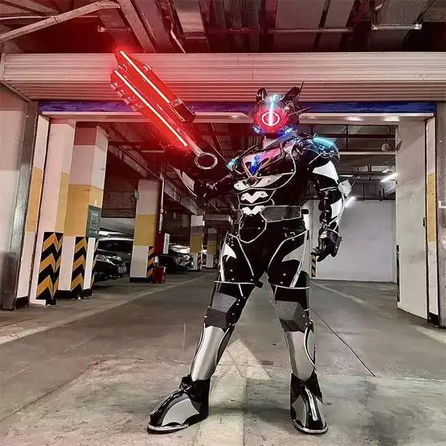 Модный светодиодный костюм холодсветильник для мужчин и женщин технология gogo