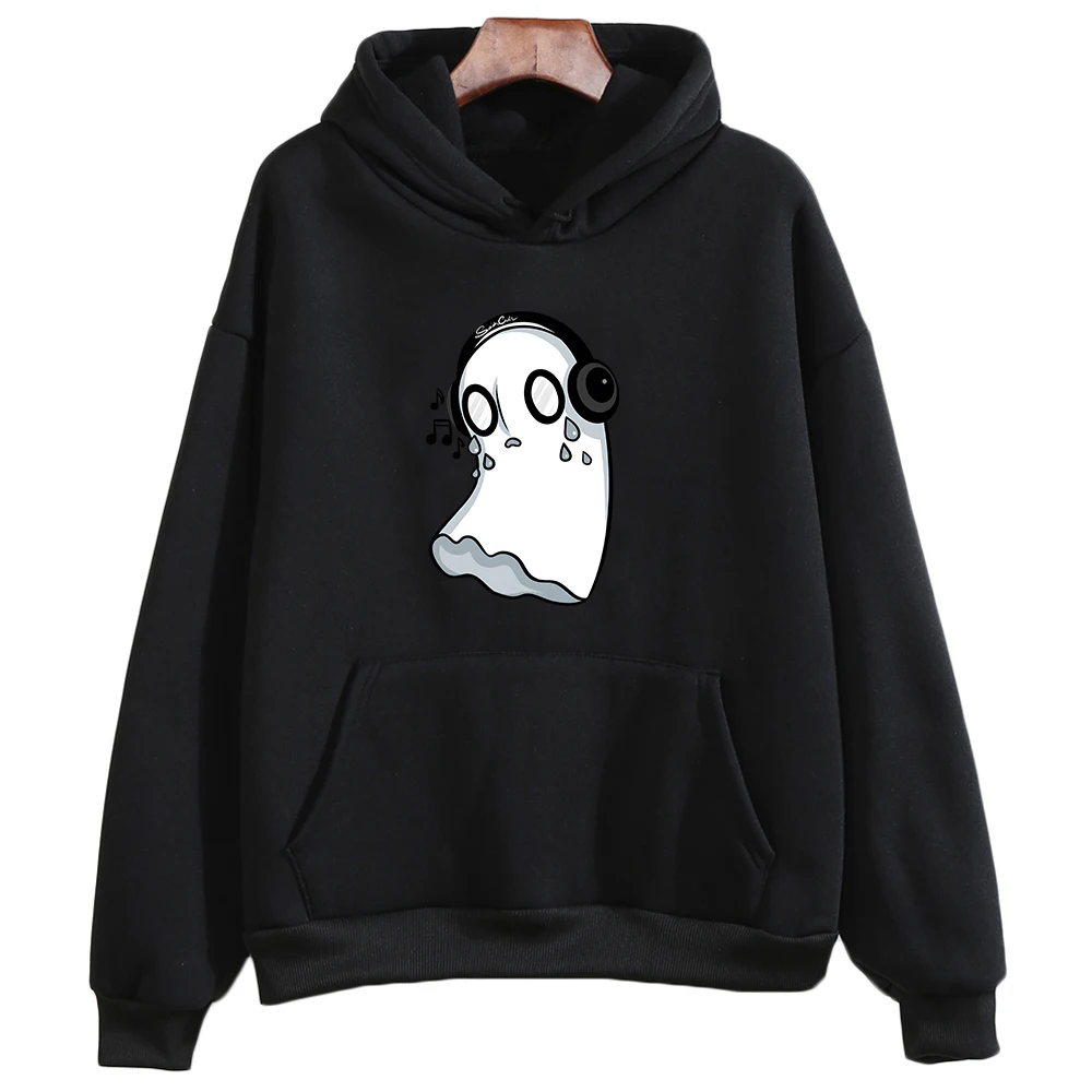 Undertale Game Napstablook Hoodies Halloween Ghost Cartoon Graphic Sweatshirts Girls Hooded Pullovers Moletom Boys Child Hoodie