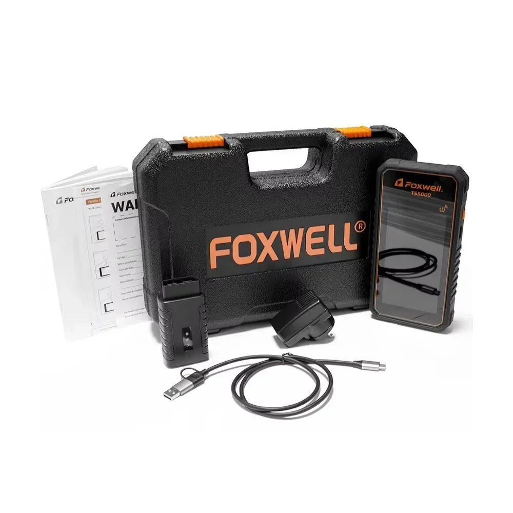 FOXWELL TS5000 двунаправленный автомобильный диагностический инструмент с OBDII tpms
