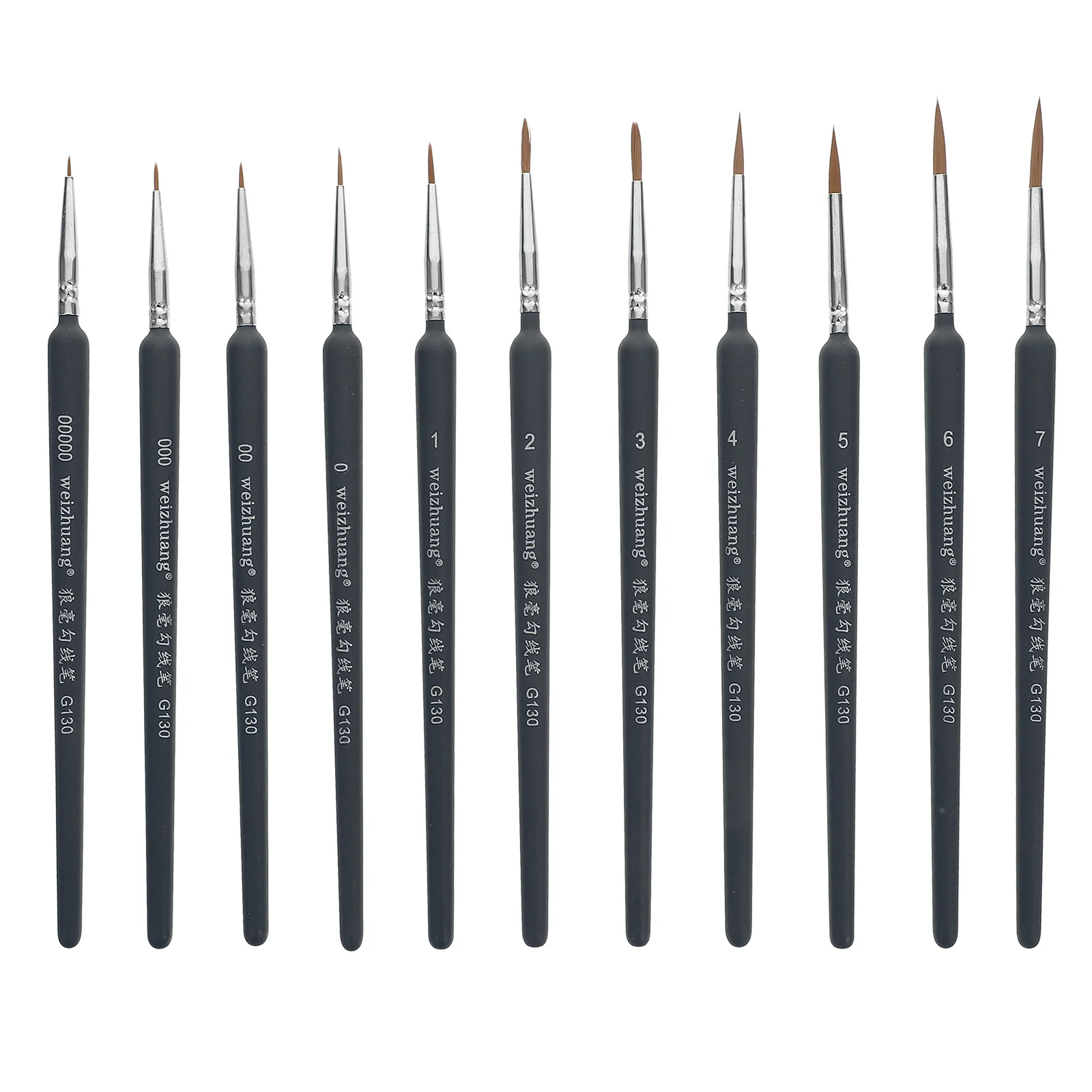 

11Pcs Fine Detail Brush Detailing Brushes Watercolor Liner Drawing Pens