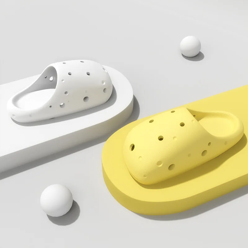 2023 NEW Summer Women Crocs Platform Garden Cheese Soft Flat Sandals Height Increasing Slippers Slip on For Girl Beach Shoes