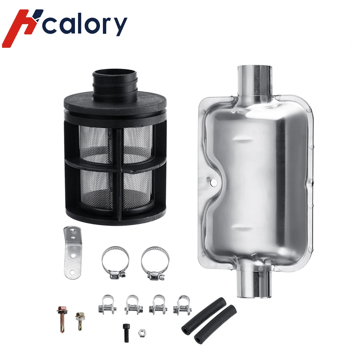 

Hcalory 24 мм глушитель выхлопной трубы воздушный фильтр Глушитель кронштейн для автомобильного дизельного нагревателя Ebespacher