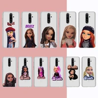 yinuoda lovely doll bratz phone case for samsung a51 a52 a71 a12 for redmi 7 9 9a for huawei honor8x 10i clear case