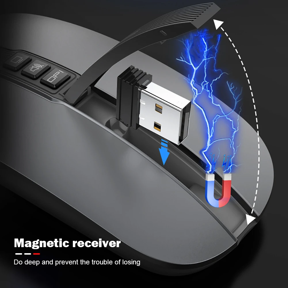 Мышь Компьютерная M113 USB 2 4 ГГц два режима 2400DPI | Компьютеры и офис
