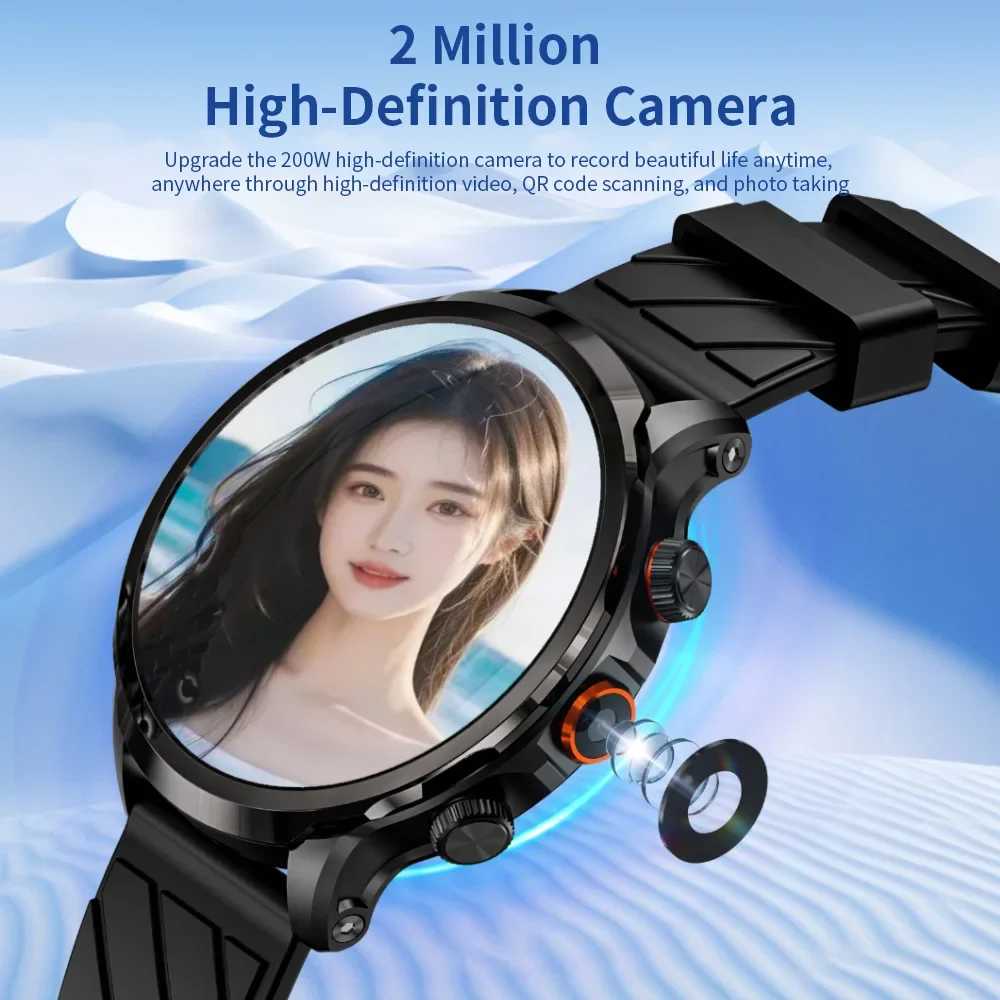 Новое поступление! Модные мужские умные часы LOKMAT 4G SIM-карта GPS Wi-Fi 1 85 дюймовый